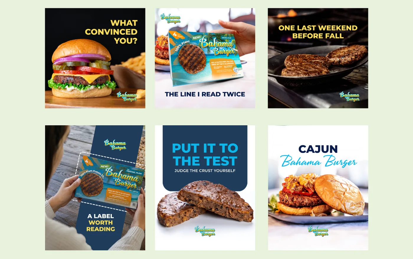 Bahama Burger social media posts